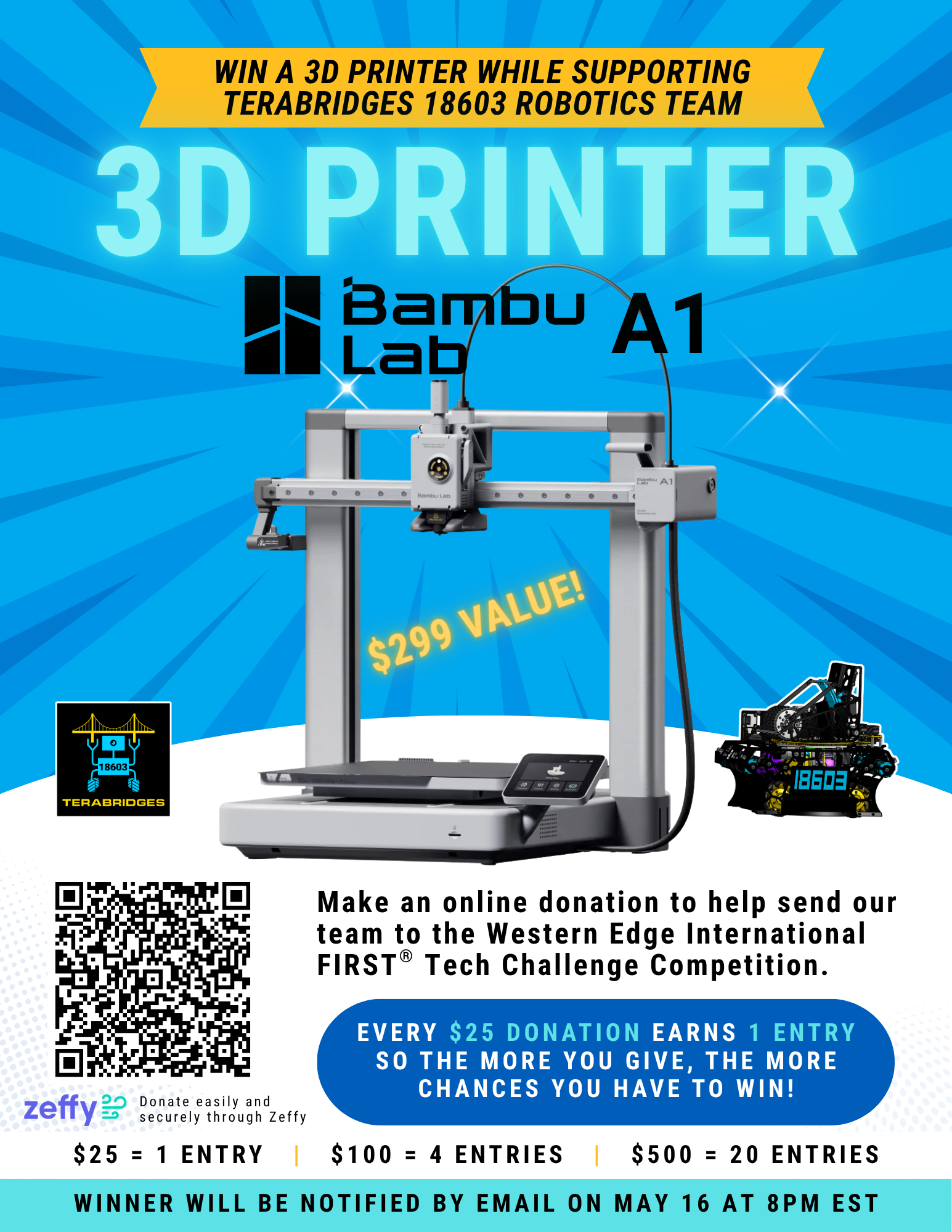 Win a 3D Printer!